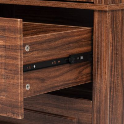 71" Freestanding Pantry Cabinet with 2 Drawers, 8 Door Shelves, 3 Cabinet Shelves, Embossed Texture Finish