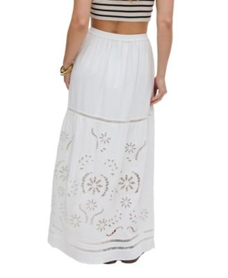 Women's Georgina Lace Paneled Maxi Skirt
