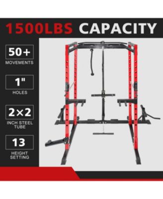 Power Cage with Cable Crossover & Attachments