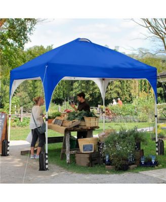 Portable 10x10 FT Pop Up Canopy Tent UPF 50