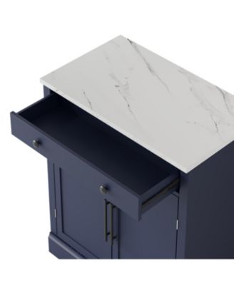 Freestanding Kitchen Pantry/Buffet - Set of 2