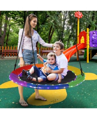 40 Inches Saucer Tree Swing for Kids and Adults