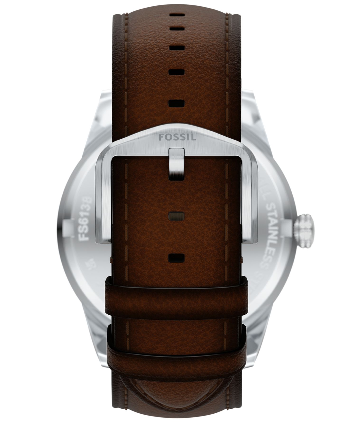 Men's Pearson Multifunction Brown Leather Watch, 42mm