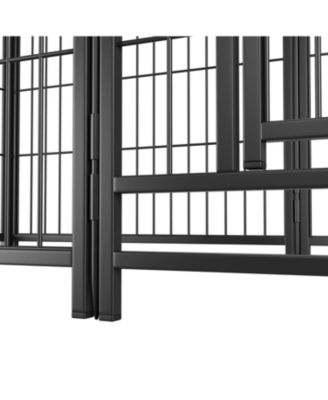 Dog Playpen 32-Inch 8-Panel Metal Pet Fence