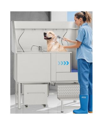 50in Stainless Steel Dog Washing Station