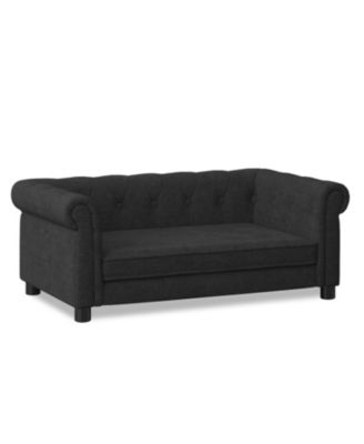 Elegant Elevated Dog Sofa Bed - Black