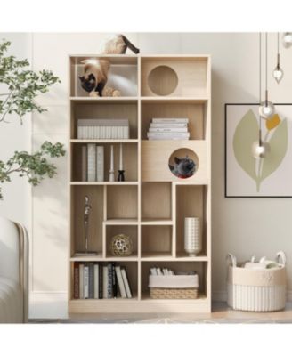 Furniture Cat Bookcase cat tree shelves