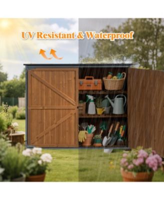 Outdoor Storage Cabinet - Brown