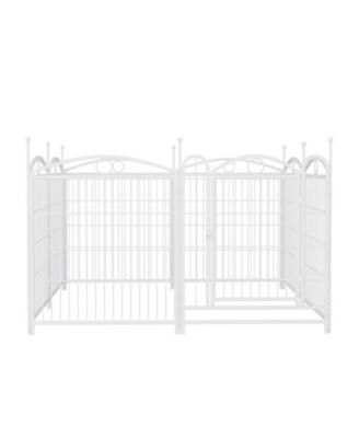 Dog Playpen 32-Inch 8-Panel Metal Pet Fence