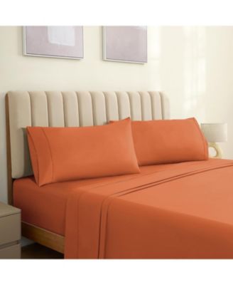 Queen 2PC Ultra Soft Silky Solid Performance Pillowcase Set