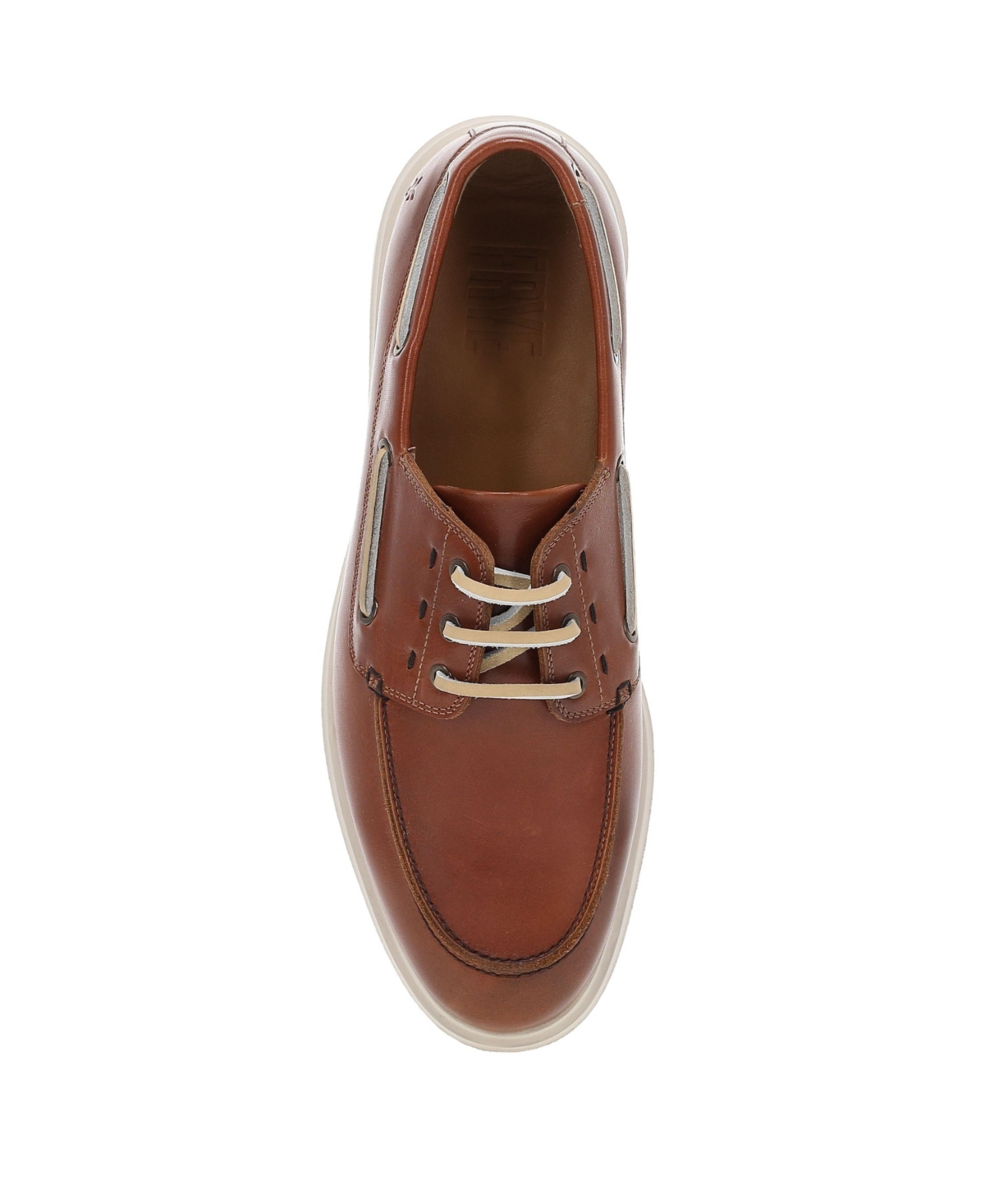 Frye Connor Boat Shoe In Red