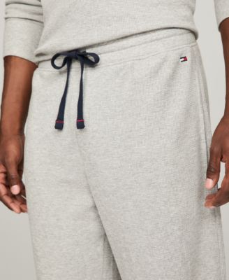 Men's Classic-Fit Waffle-Knit Thermal Pajama Joggers