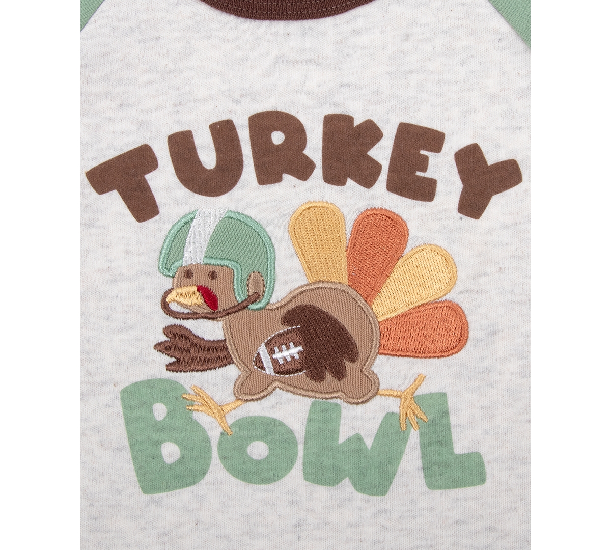 Baby Essentials Baby Boys Turkey Bowl Coverall, Cap & Socks, 3 Piece Set In Multi