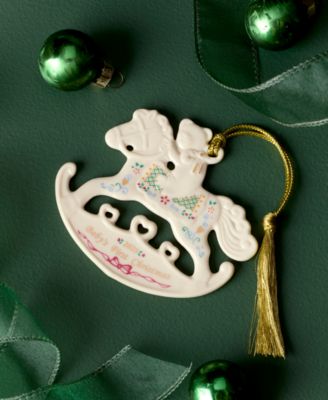 2025 Baby's 1st Christmas Rocking Horse Ornament