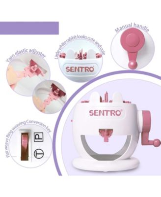 22-Needle Pink Knitting Machine | Easy DIY Scarves & Hats | Fast Beginner & Kid-Friendly Craft Kit