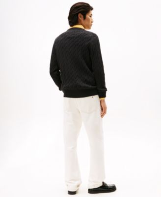 Men's Classic Cable Crewneck Sweater