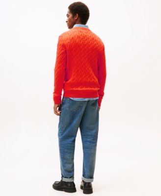 Men's Classic Cable Crewneck Sweater