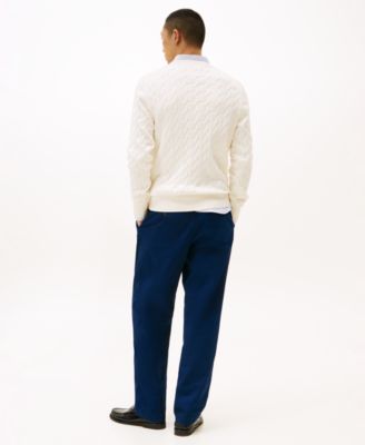 Men's Classic Cable Crewneck Sweater