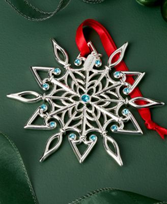 2025 Snow Majesty Silverplate Ornament, 21st Edition