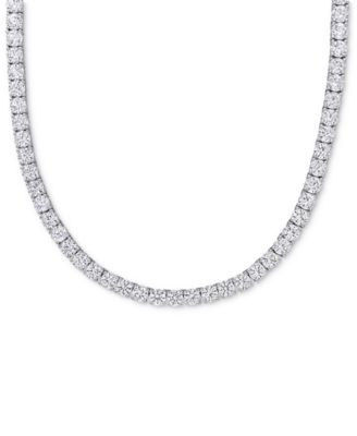 Macy's - Gemstone Heart-Shaped Pendant Necklace in Sterling Silver