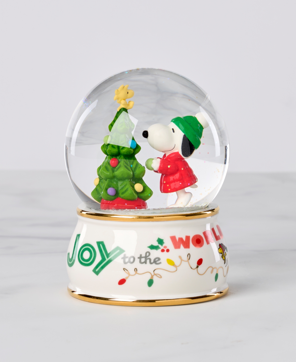 Lenox Snoopy Snow Globe In Multi