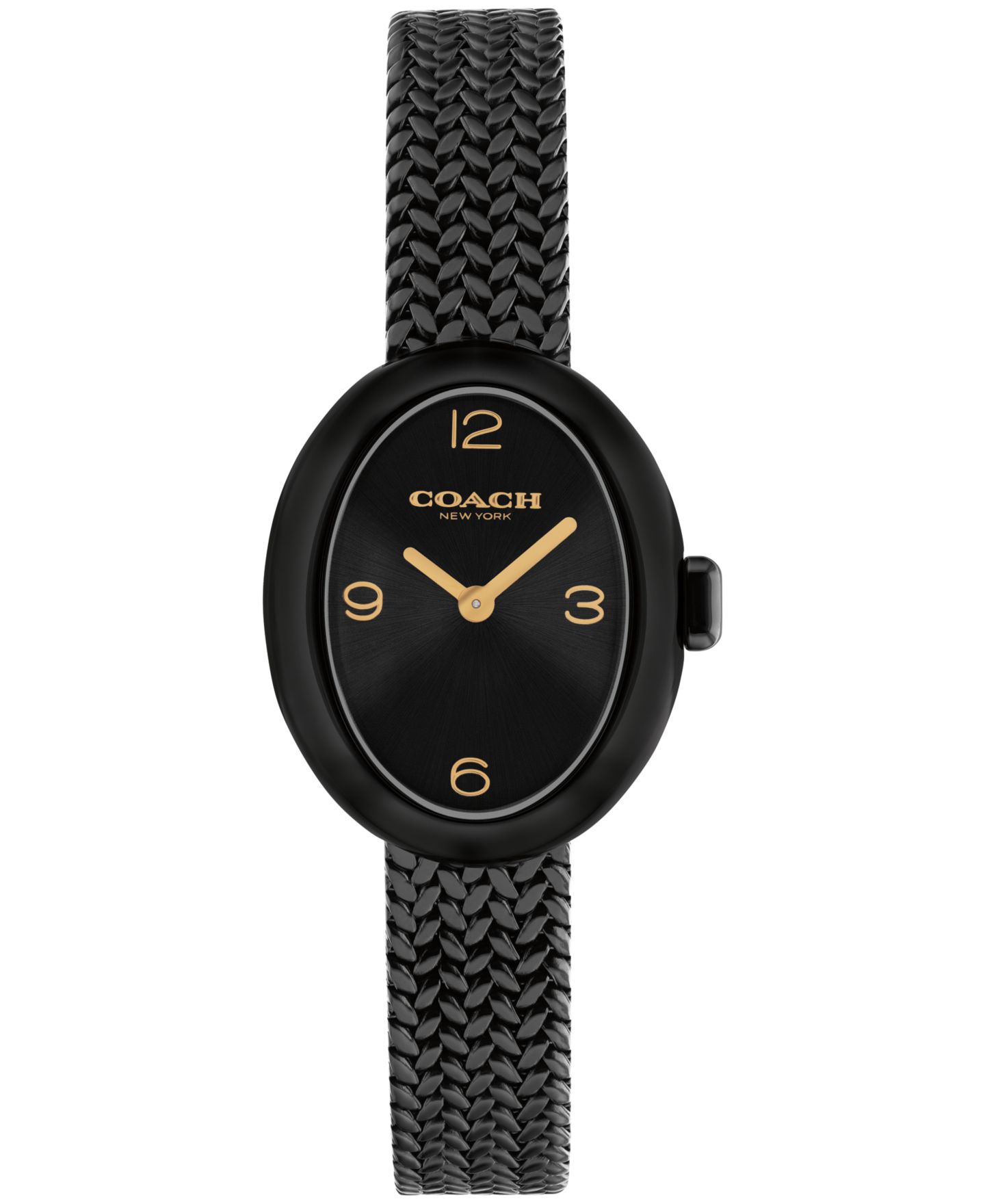 Женские часы COACH Sammy Black IP Stainless Steel Bracelet Watch, 22.5mm — фото 1