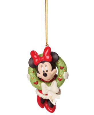 Lenox - 2025 Holiday Wreath Minnie Mouse Ornament