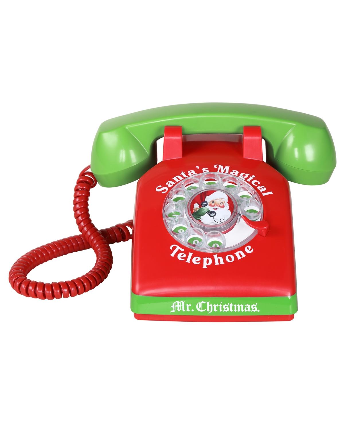 Mr. Christmas Santa's Magical Telephone In Red
