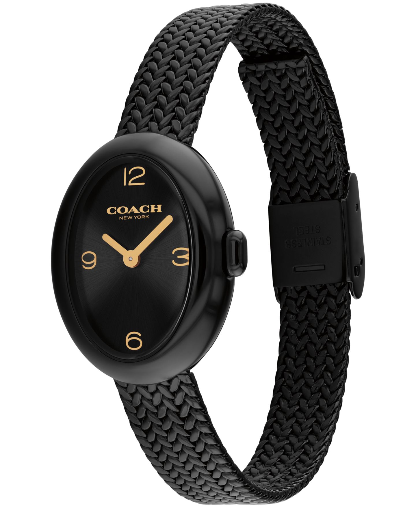 Женские часы COACH Sammy Black IP Stainless Steel Bracelet Watch, 22.5mm — фото 3