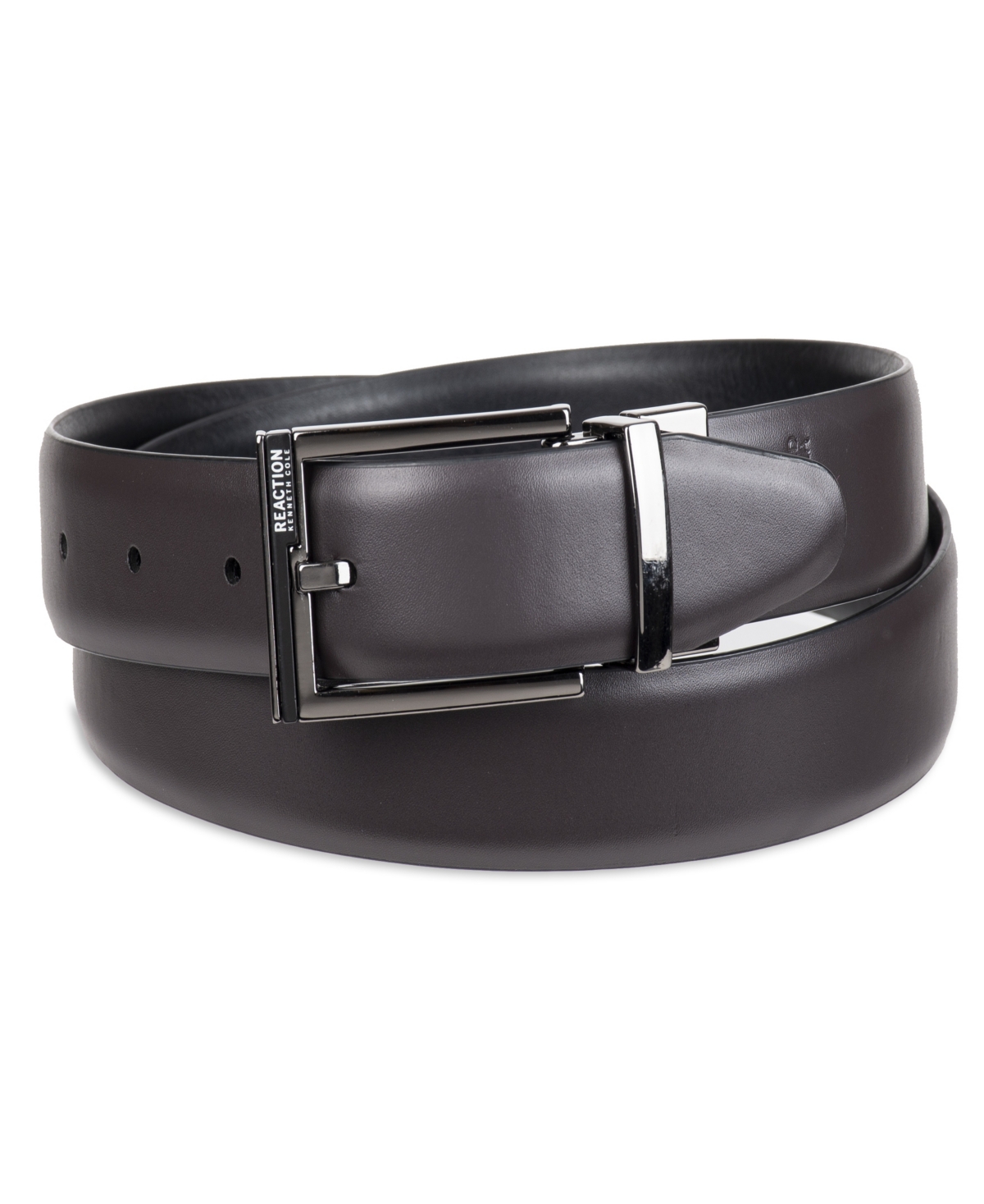 Men's 2-In-1 Reversible Feather Edge Dress Belt - Black,brown