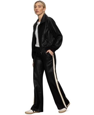 Women's Coated Twill Bomber Jacket 