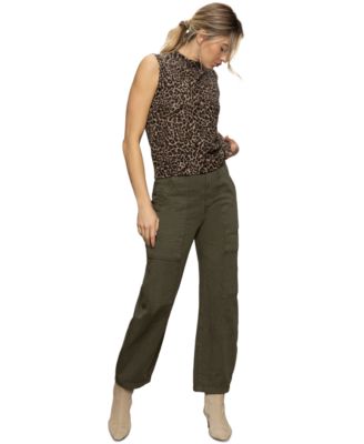 Sanctuary - Women's Boyfriend High-Rise Utility Cotton Pants