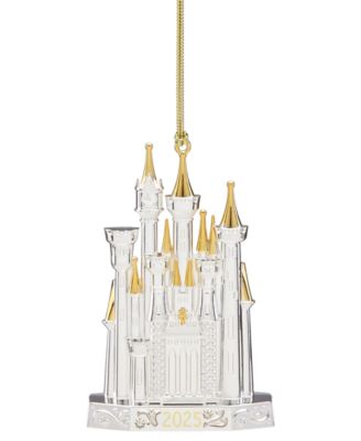 Lenox - 2025 Cinderella Castle Silverplate Ornament
