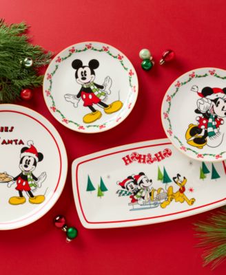 Disney Holiday Porcelain Hors D'oeuvre Tray