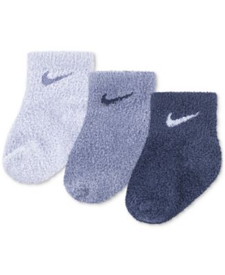 Nike - Baby Infant Cozy Ankle Socks, 3 Pack