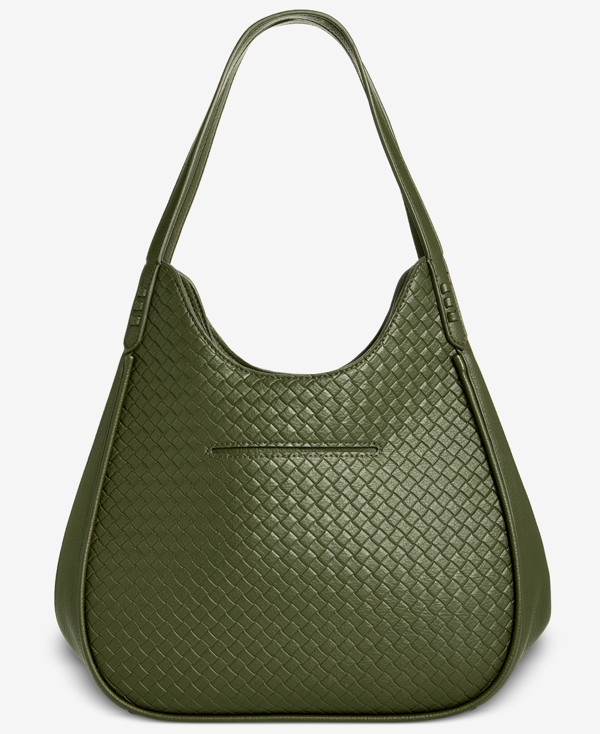 Style & Co Medium Woven Four Poster Bag, Macy's Exclusive In Green