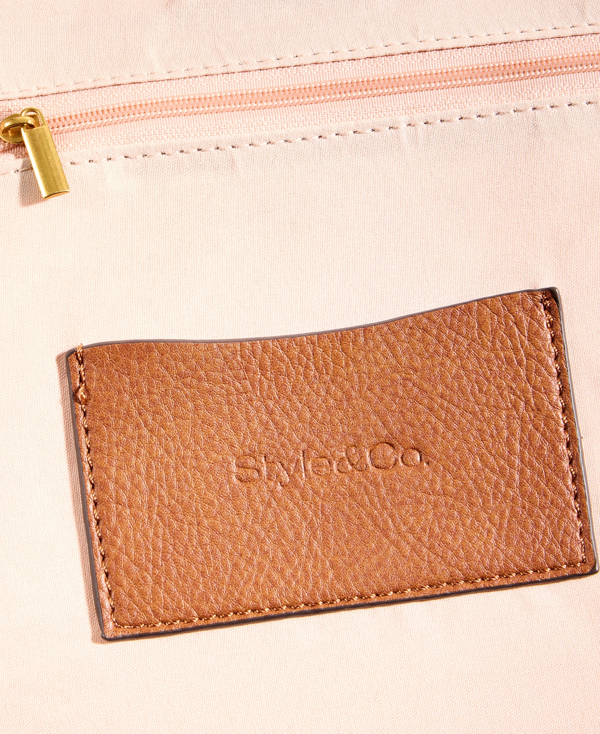 Style & Co Large Soft Satchel Bag, Macy's Exclusive In Brown