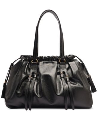 Arezzo - Large Leather Mini Buckle Bag