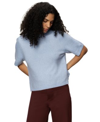 Women's Perfect Cotton Short-Sleeve Sweater