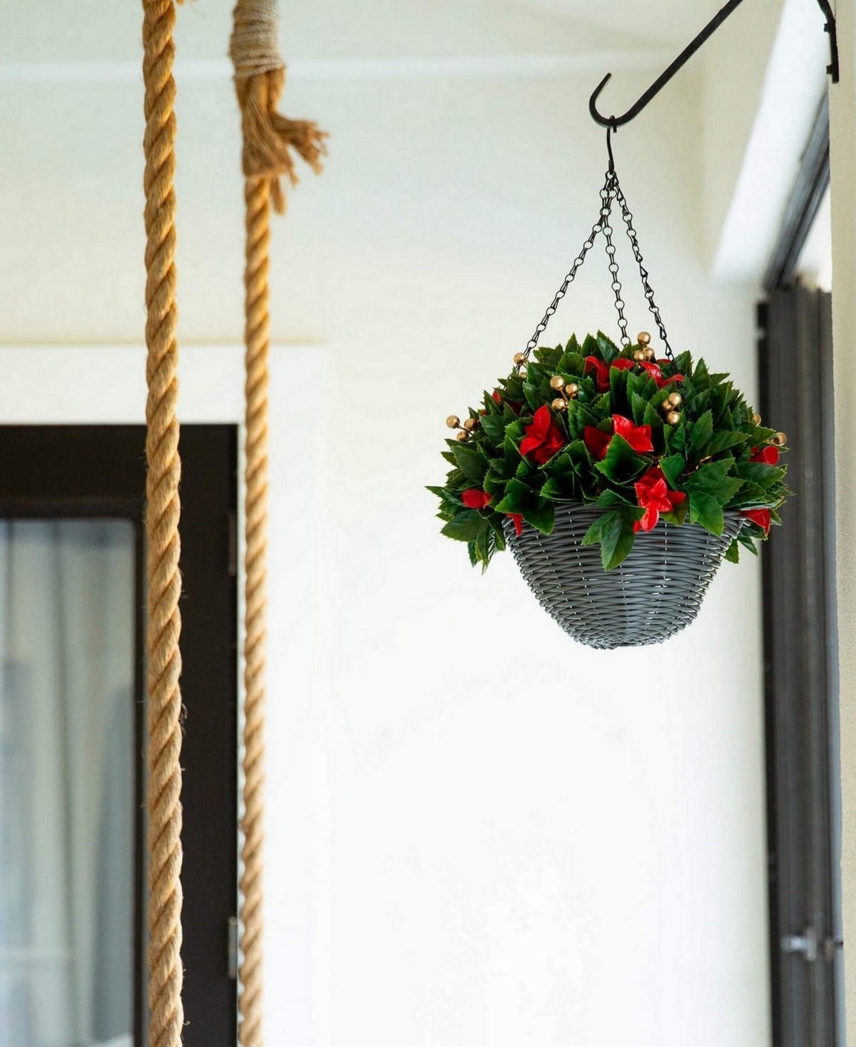 Nearly Natural 24" Pre-lit Uv Resistant Artificial Christmas Led Lights Indoor And Outdoor In Multi