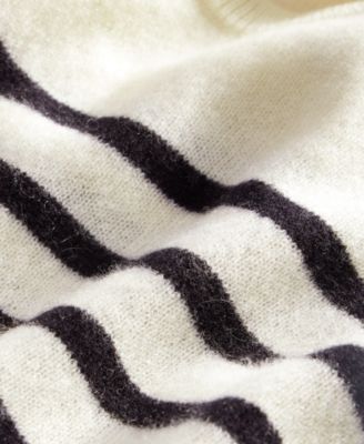 Men's Breton Regular-Fit Stripe 100% Cashmere Sweater