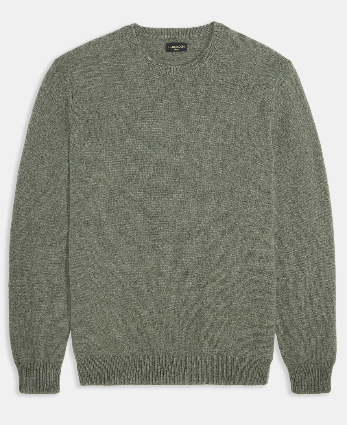 Club Room Men's Crewneck 100% Cashmere Sweater, Macy's Exclusive In Gray