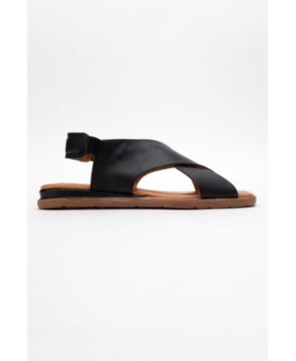 Broods Elastic Leather Slip On Sandals (Women)
