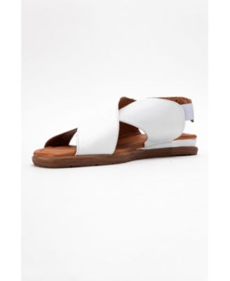 Broods Elastic Leather Slip On Sandals (Women)