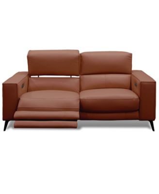 Neiwert 2-Pc. Leather Sofa Sectional with 2 Power Recliners