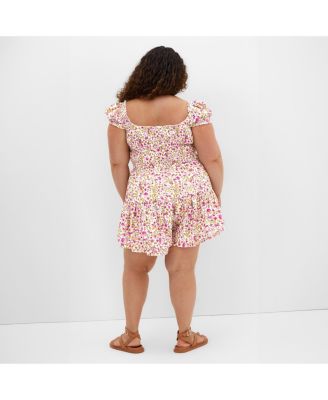 Plus Size Zuri Print Playsuit