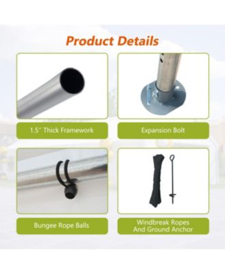 20x20 Party Tent with Sidewalls & Storage Bags