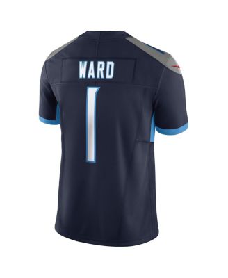 Men's Cameron Ward Navy Tennessee Titans Alternate Limited Jersey