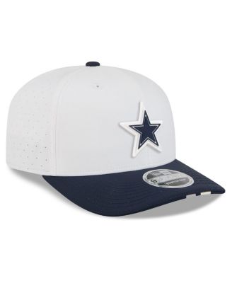 Men's White/Navy Dallas Cowboys 2025 NFL Training Camp 9SEVENTY Adjustable Hat