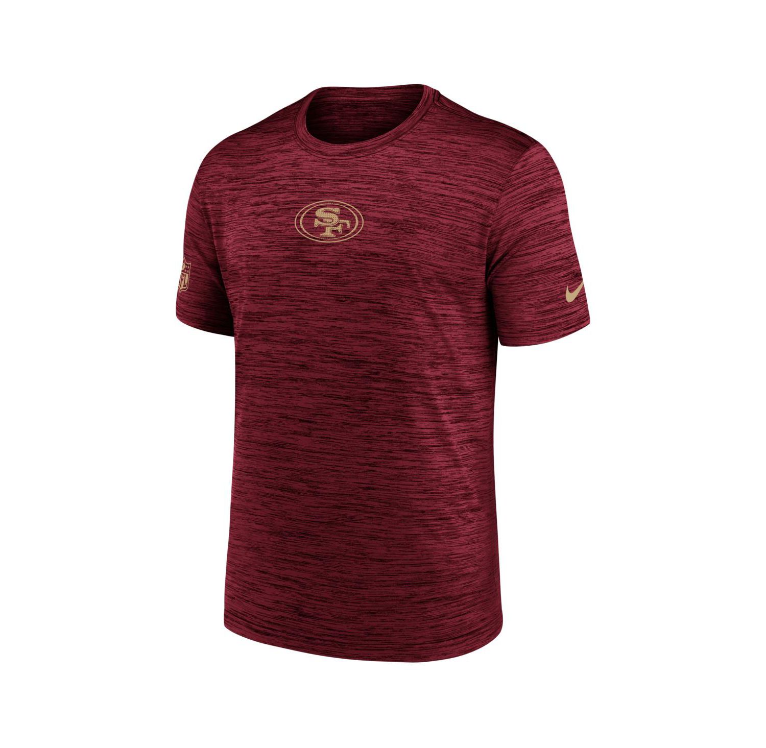 Men's Scarlet San Francisco 49ers Big & Tall Sideline Velocity Performance T-Shirt
